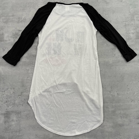 Run Now Wine Later print raglan t-shirt - Picture 2 of 6